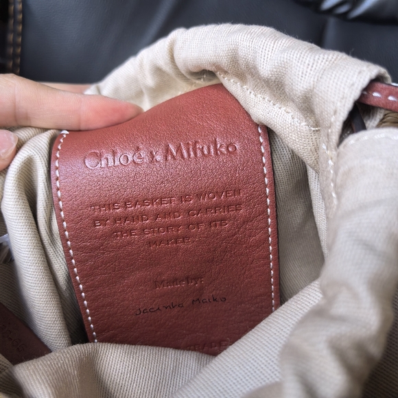 SMALL WOODY TOTE BAG IN NATURAL FIBERS - Picture 2 of 11